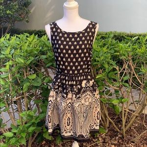 Black and Tam Vintage Dress